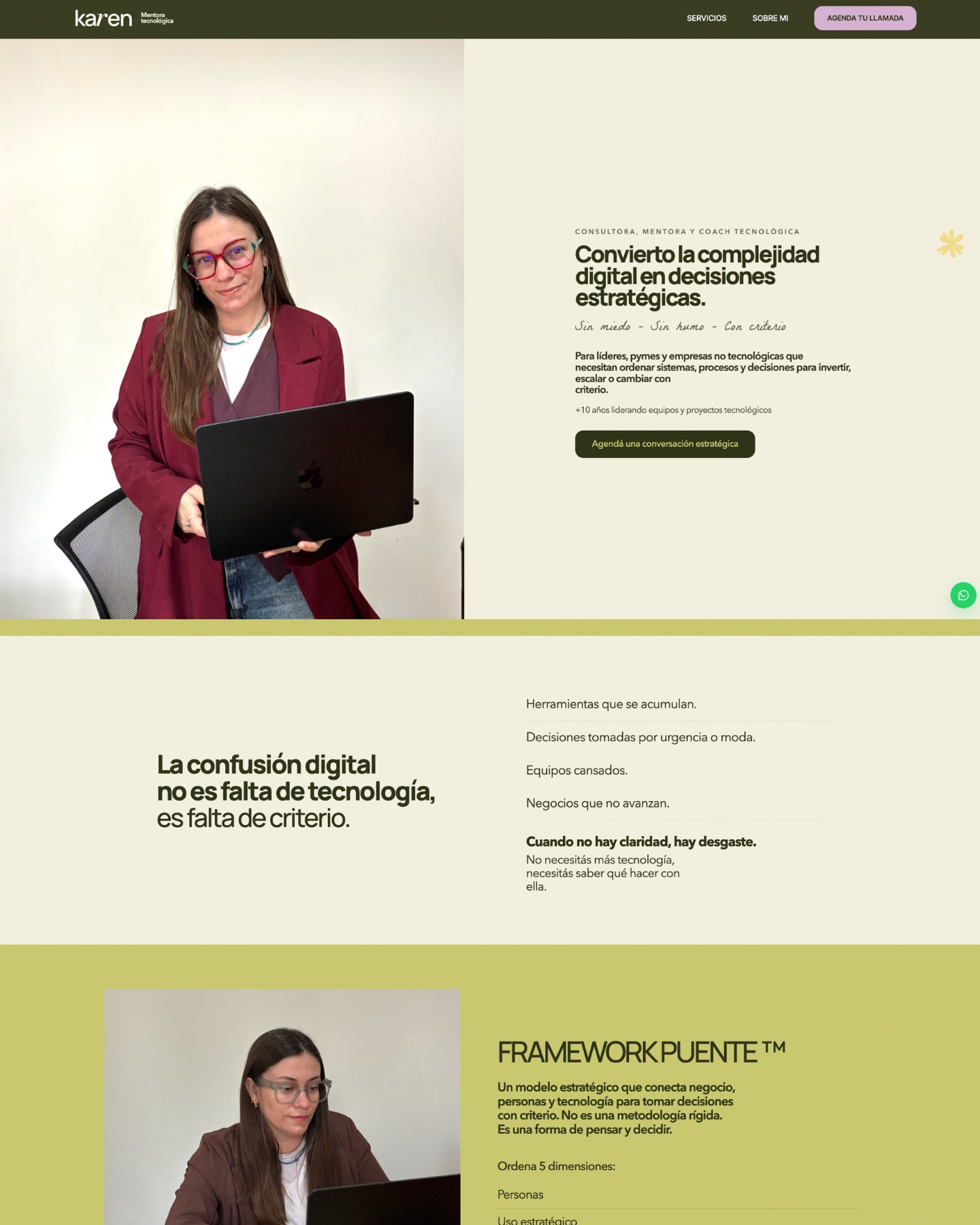 Karen DB: proyecto de web institucional de UCODE