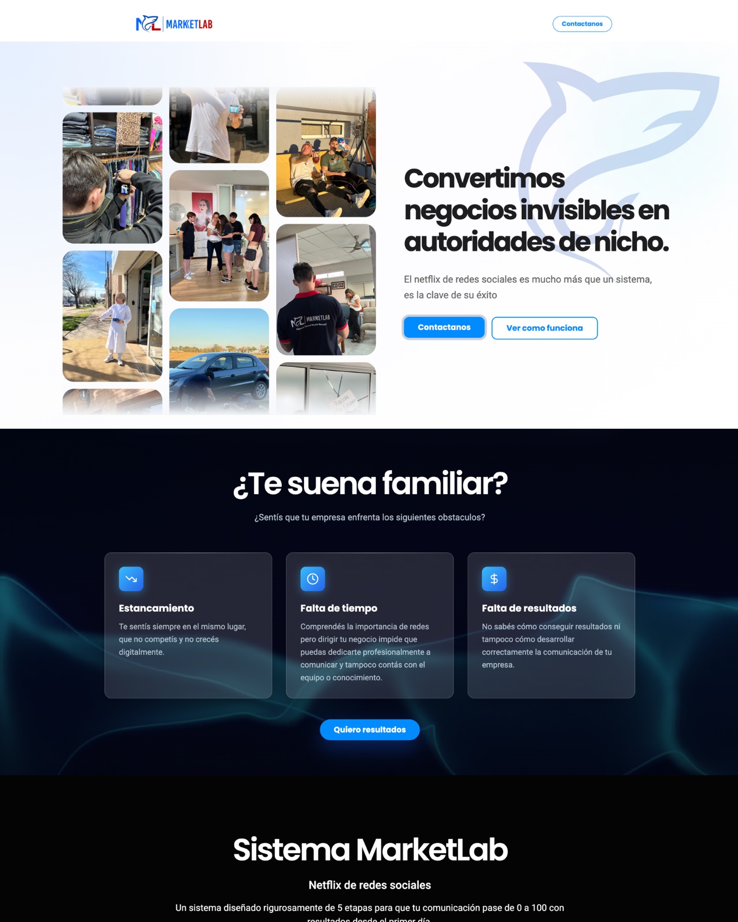 MarketLab: proyecto de web institucional de UCODE